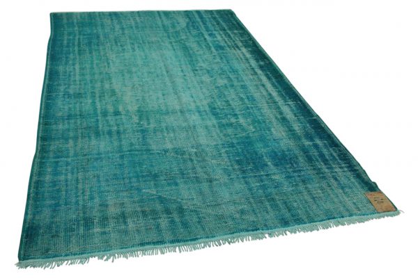 vintage vloerkleed blauw 300cm x 184cm