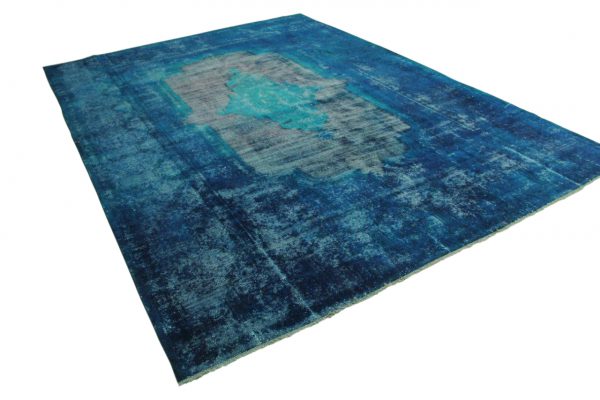 blauw vintage vloerkleed 380cm x 290cm