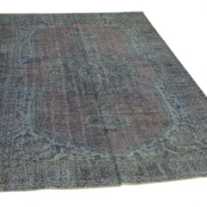 vintage vloerkleed blauw 275cm x 187cm