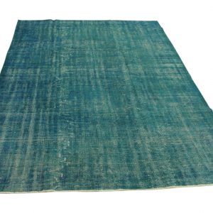 vintage vloerkleed, blauw, 278cm x 188cm