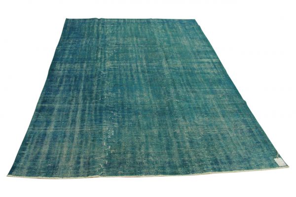 vintage vloerkleed, blauw, 278cm x 188cm