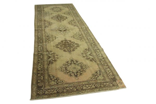 vintage vloerkleed loper 394cm x 138cm