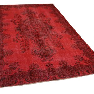 Vintage vloerkleed rood, 305cm x 186cm