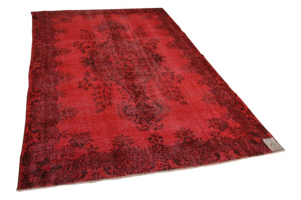 Vintage vloerkleed rood, 305cm x 186cm