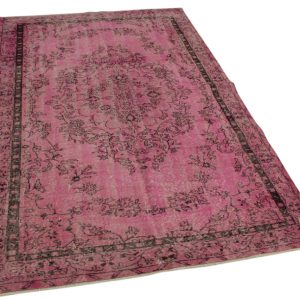 vintage vloerkleed roze 250cm x 166cm