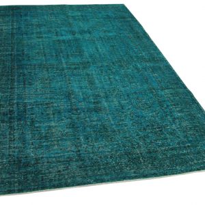 vintage vloerkleed blauw 294cm x 190cm