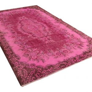 vintage vloerkleed roze 305cm x 188cm (libelle kerst 2018)