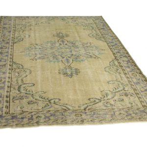 vintage vloerkleed zandkleurig 290cm x 200cm