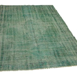 vintage vloerkleed zeegroen 252cm x 169cm