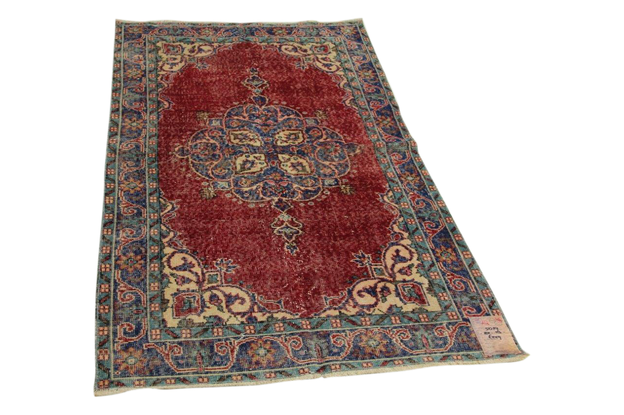 vintage vloerkleed 202cm x 113cm