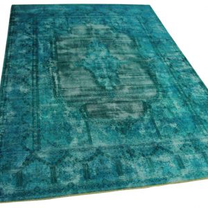 aqua vintage vloerkleed 409cm x 288cm