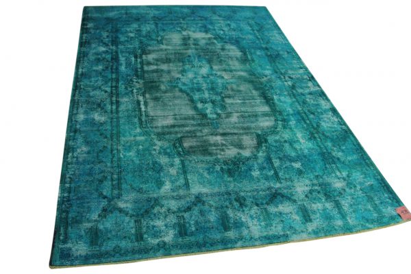 aqua vintage vloerkleed 409cm x 288cm