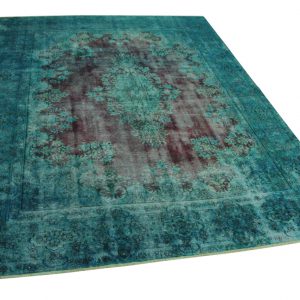 blauw vintage vloerkleed 385cm x 291cm