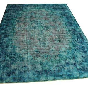 blauw vintage vloerkleed 402cm x 292cm