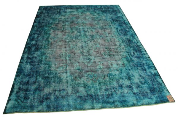 blauw vintage vloerkleed 402cm x 292cm