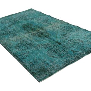 blauw vloerkleed vintage 285cm x 175cm