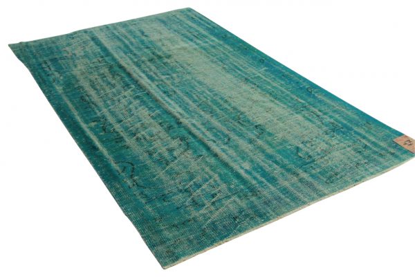 vintage vloerkleed aqua 254cm x 152cm