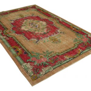 vintage vloerkleed bruin, rood 290cm x 185cm