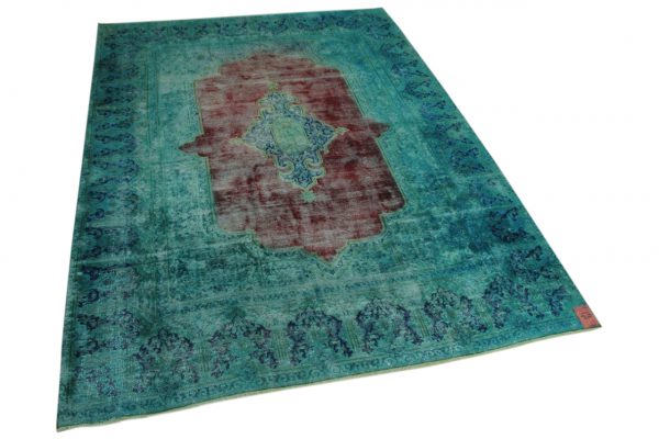 aqua vintage vloerkleed 367cm x 275cm