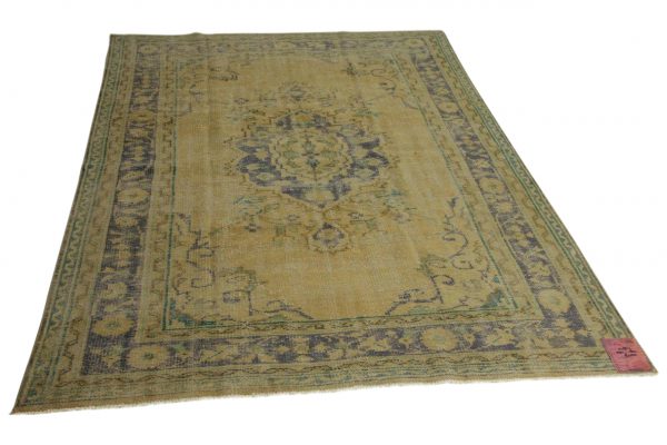 vintage vloerkleed zandkleurig 250cm x 180cm