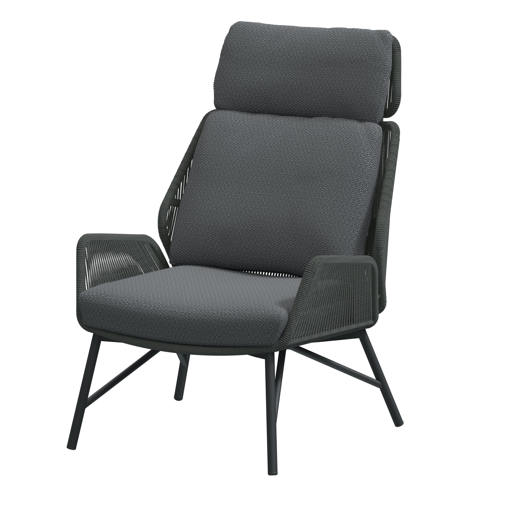 4 Seasons Outdoor Carthago lounge stoel platinum grijs