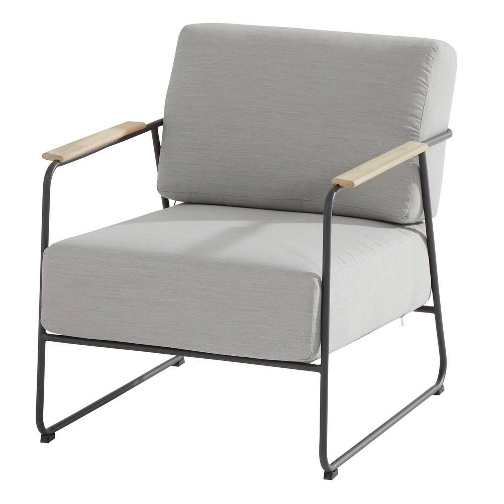 Coast lounge tuinstoel aluminium antraciet 4-Seasons Outdoor