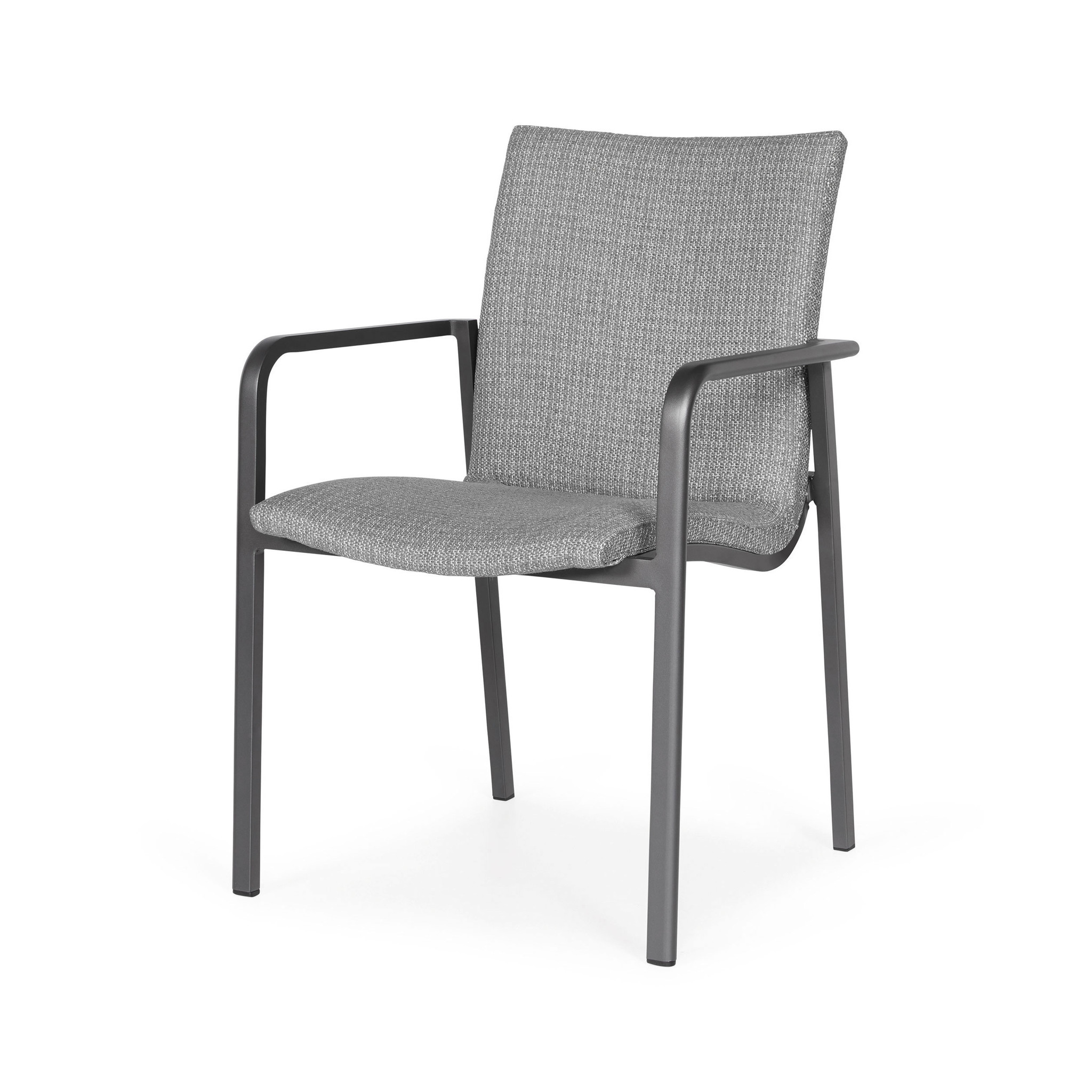 SUNS Anzio dining chair matt royal grey/light anthracite mixed weave