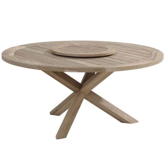 Louvre dining tuintafel 160 cm rond teak Taste4SO