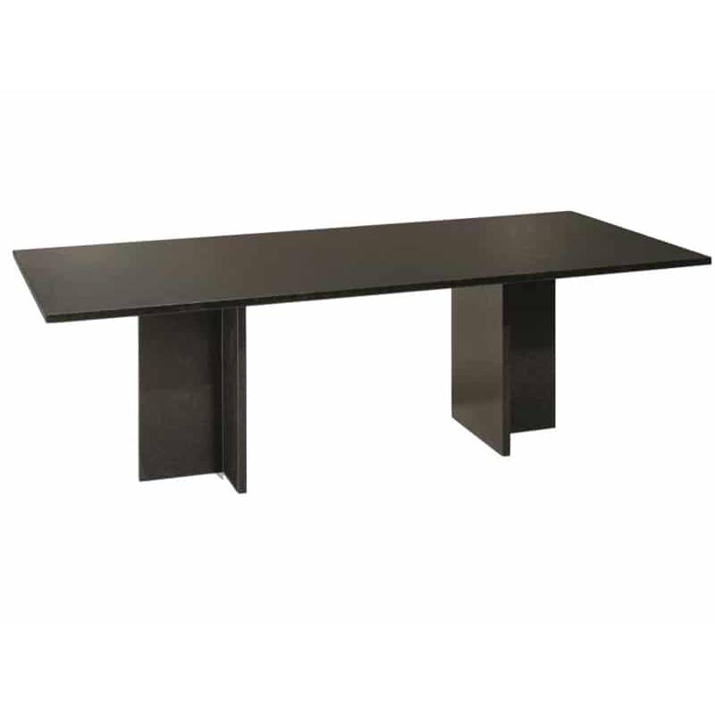 Turijn dining tuintafel 220x90xH75 cm 2cm graniet pearl black satinado