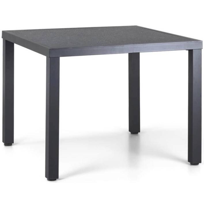 Vigo dining tuintafel 96x96xH75 cm aluminium antraciet