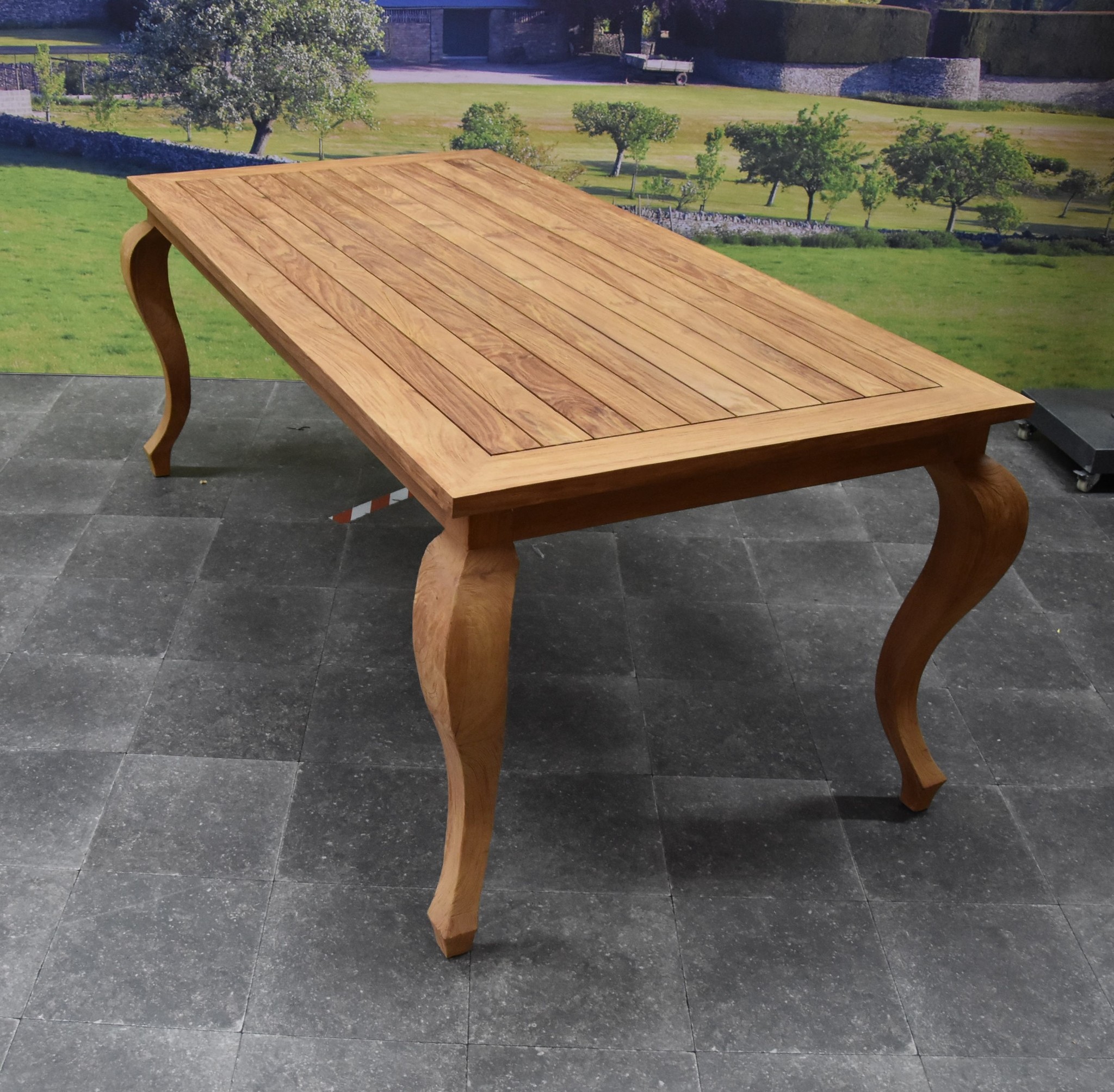 Calais dining tuintafel 200x100xH77 cm teak