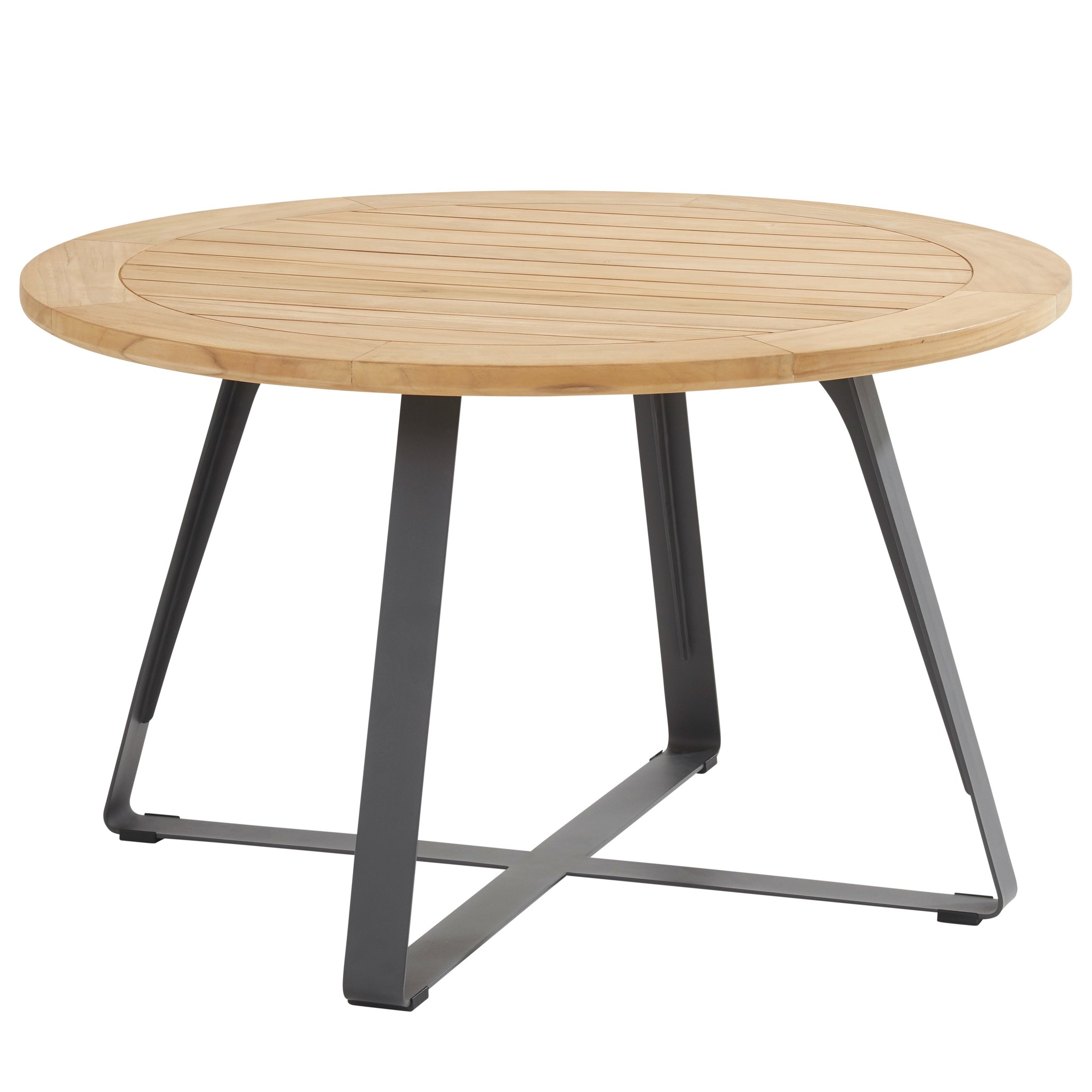 Basso dining tuintafel 130xH75 cm rond teak Taste 4SO