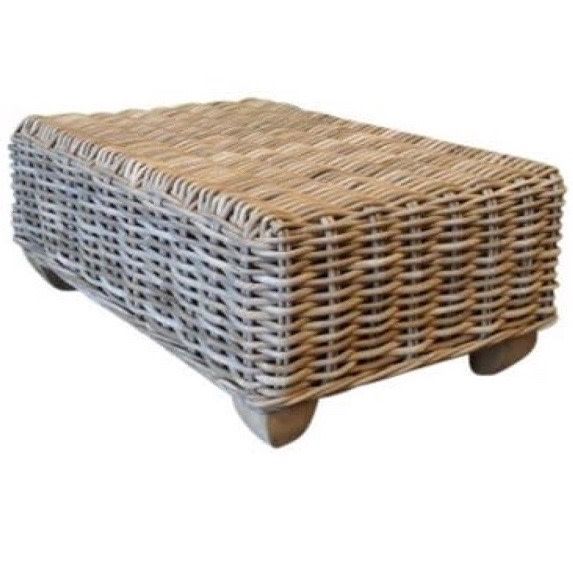 Toronto lounge tuintafel 60x90 cm naturel rotan