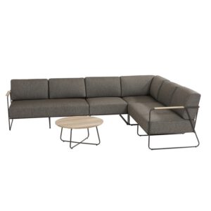 Coast hoek loungeset 5-delig aluminium 4 Seasons Outdoor