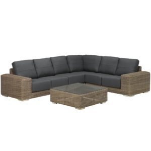 4 Seasons Outdoor Kingston hoek loungeset 5 delig pure