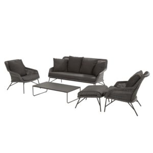 Samoa stoel-bank loungeset 5-delig 4-Seasons Outdoor