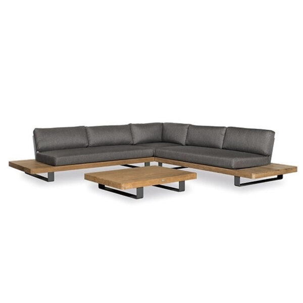 New York hoek loungeset 4-delig teak