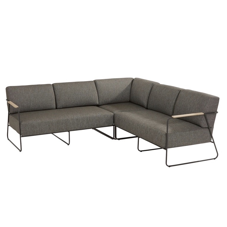 Coast hoek loungeset 3-delig aluminium 4 Seasons Outdoor