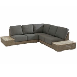 4 Seasons Outdoor Kingston hoek loungeset 3 delig pure