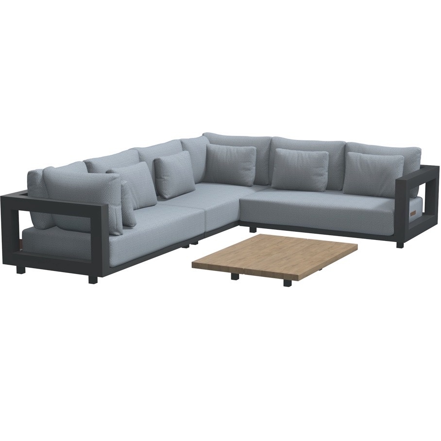 4 Seasons Outdoor Metropolitan hoek loungeset 4 delig rechts