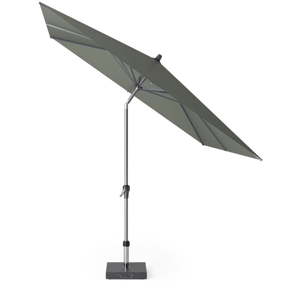 Riva parasol 250x250 cm olijf met kniksysteem