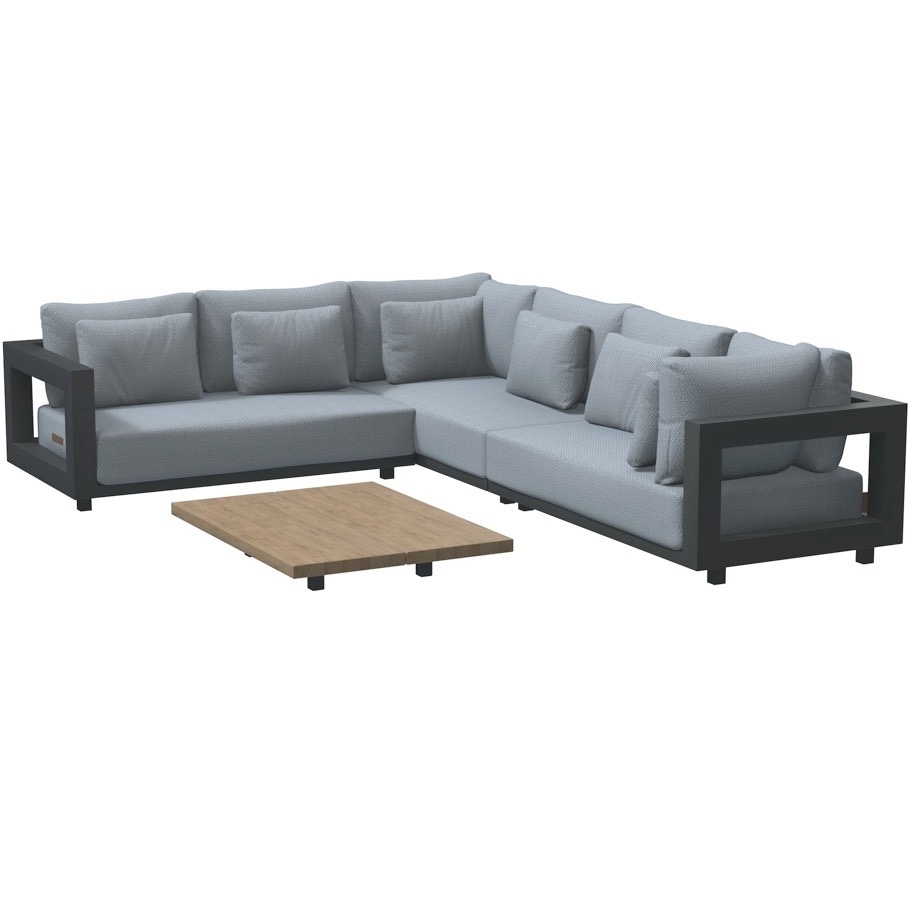 4 Seasons Outdoor Metropolitan hoek loungeset 4 delig links