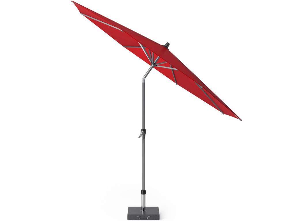 Riva parasol 300 cm rond rood met kniksysteem