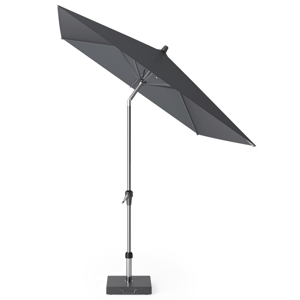 Riva parasol 250x200 cm antraciet met kniksysteem