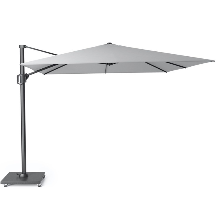 Challenger T1 zweefparasol 300x300 cm lichtgrijs