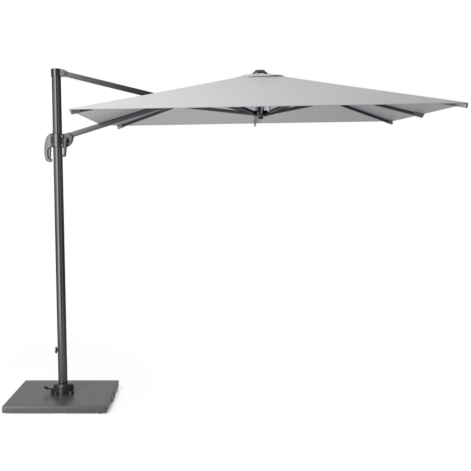 Falcon T1 zweefparasol 250x250 cm lichtgrijs