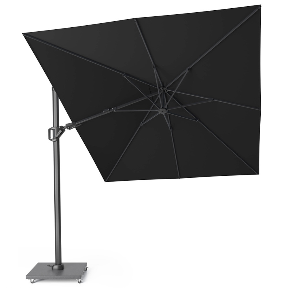 Challenger T2 zweefparasol 350x260 cm zwart