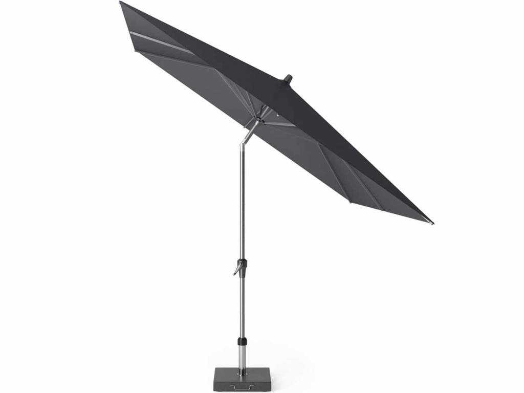 Riva parasol 250x250 cm antraciet met kniksysteem