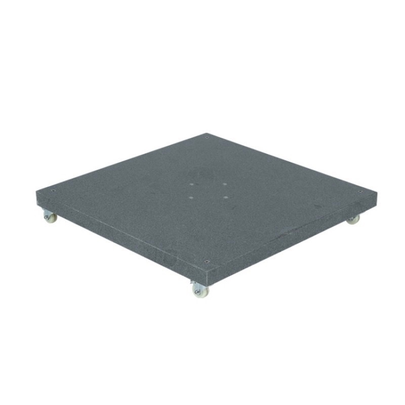 AVH Parasolvoet 120 kg met 4 wielen graniet