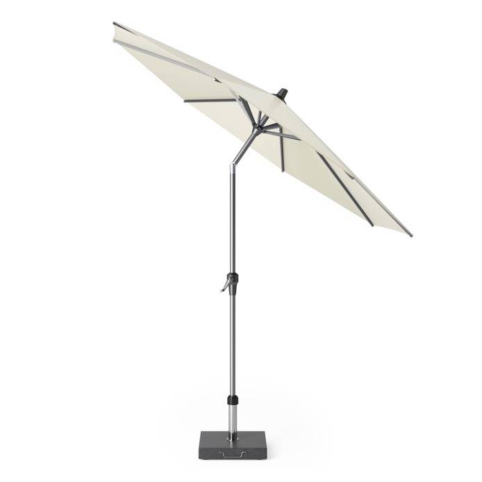 Riva parasol 250 cm rond ecru met kniksysteem